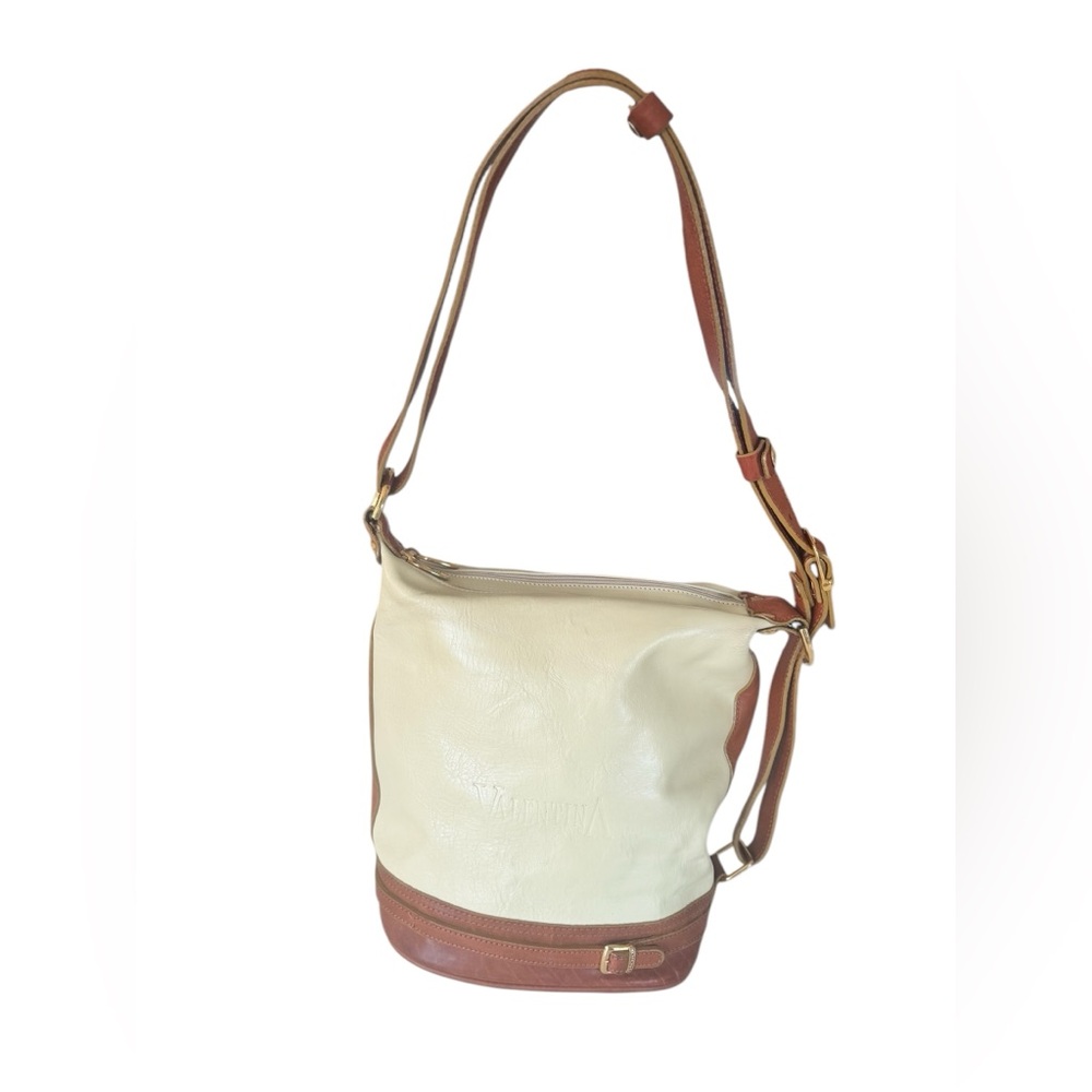 Valentina |Color light Yellow Authentic Italian Purse large dual pocket - Picture 3 of 14